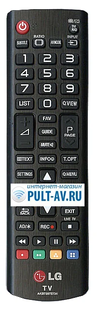 Оригинальный пульт LG AKB73975734