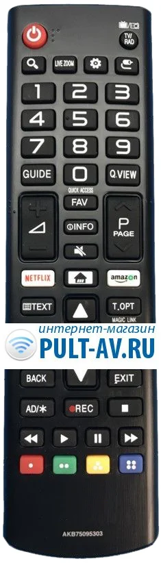 Не оригинальный пульт LG AKB75095303
