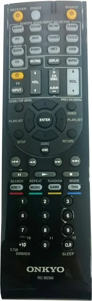 Оригинальный пульт ONKYO RC-803M, для AV-ресивер ONKYO TX-NR609