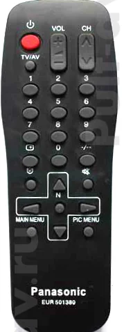 Пульт Panasonic EUR501380, для телевизор Panasonic TC-14D2