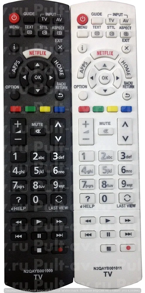 Оригинальный пульт Panasonic N2QAYB001009 (N2QAYB001001), для телевизор Panasonic TX-40CSR520