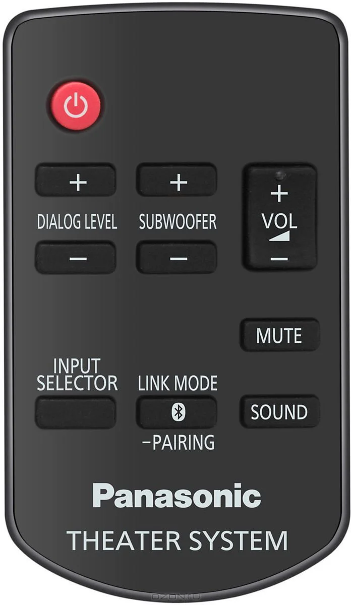 PANASONIC N2QAYC000083, пульт для саундбар PANASONIC SC-HTB370