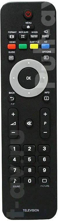 НЕ оригинальный пульт PHILIPS 2422 549 02454 (RC4747), для телевизор PHILIPS 26PFL3405/60