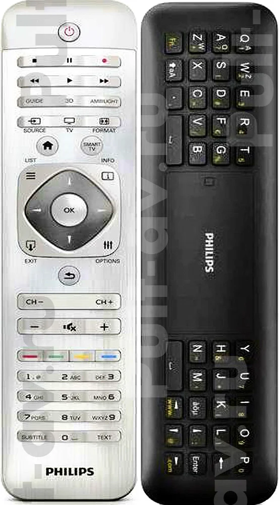 Пульт PHILIPS 242254990522, для телевизор PHILIPS 40PFL8007