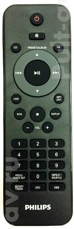 Оригинальный пульт Philips 996510047281, для микро MP3-CD центра Philips MCM2050