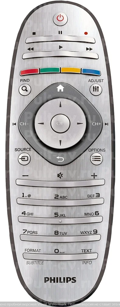 Пульт PHILIPS RC4503/01, RC4504/01, 242254990383, YKF298-003, для телевизор PHILIPS 32PFL9606M/08