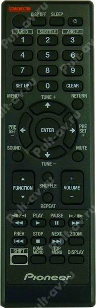 Пульт Pioneer 076R0TF011, для Стереофоническая микросистема Pioneer X-SMC1-K