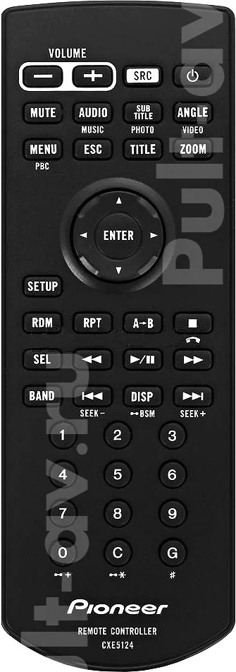 Pioneer CXE5124 пульт для автомагнитола Pioneer MVH-570AV