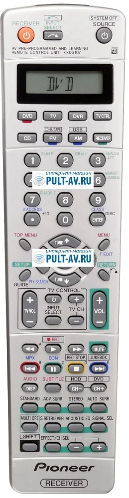 Пульт Pioneer XXD3107, для AV-ресивер Pioneer VSX-916