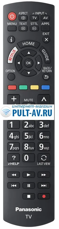Пульт Panasonic N2QAYB001109, для телевизор Panasonic TX-32ESR500