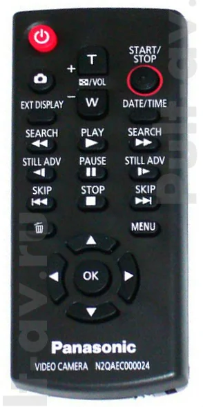 Пульт Panasonic N2QAEC000024, видеокамеры Panasonic HDC-HS20EE
