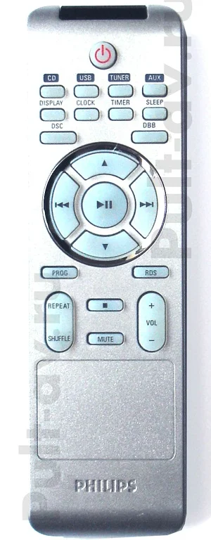 Пульт Philips PRC500-A, для музыкальный центр Philips MCM204, MCM393