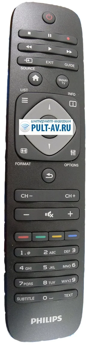 Пульт Philips 996590004765, 398GR8BD3NTPHT, 398GR8BD-3NT-PHH, для телевизор Philips 32PFL3208T/60