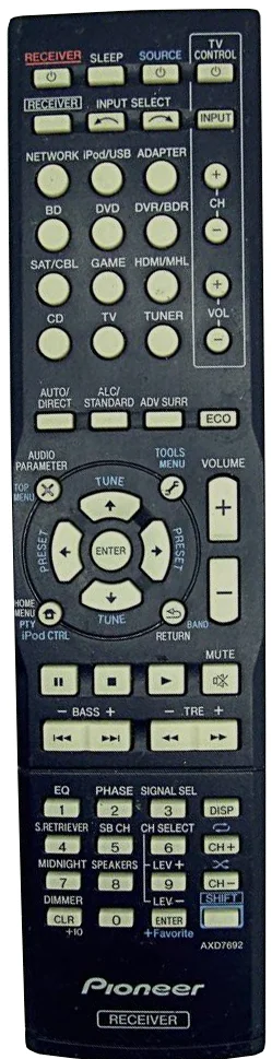 Пульт Pioneer AXD7692, для AV-ресивер Pioneer VSX-828-S