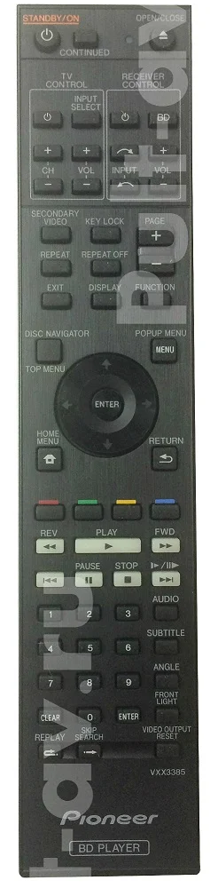 Пульт Pioneer VXX3385, для DVD Blu-ray Pioneer BDP-LX54
