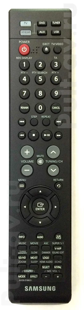 Пульт SAMSUNG AH59-01662V, для домашний кинотеатр SAMSUNG HT-TXQ120
