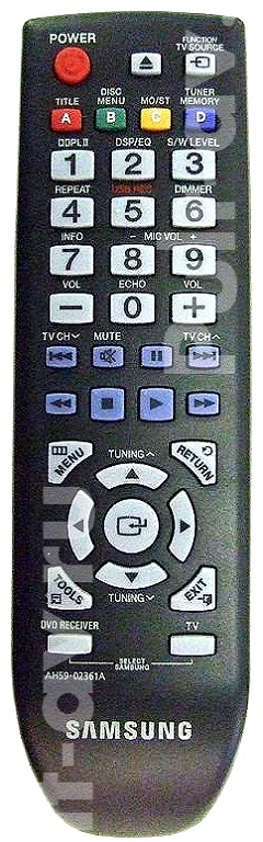 Оригинальный пульт ДУ SAMSUNG AH59-02361A для домашний кинотеатр SAMSUNG HT-D350K