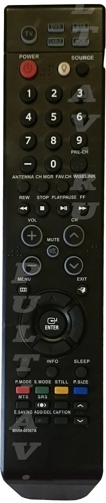 Не оригинальный пульт ДУ SAMSUNG BN59-00567A, для плазменный телевизор SAMSUNG HP-S4273