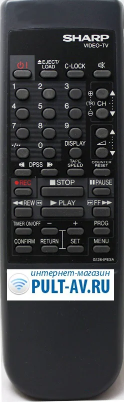 Пульт SHARP G1284PESA, для телевизор SHARP VT-1438M