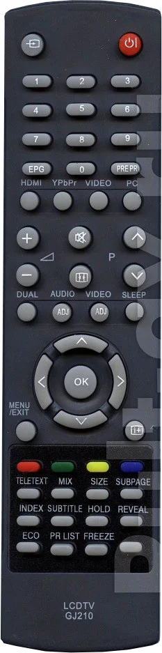 Пульт SHARP GJ210 (Haier, Bush), для телевизор SHARP LC-19LE320RU