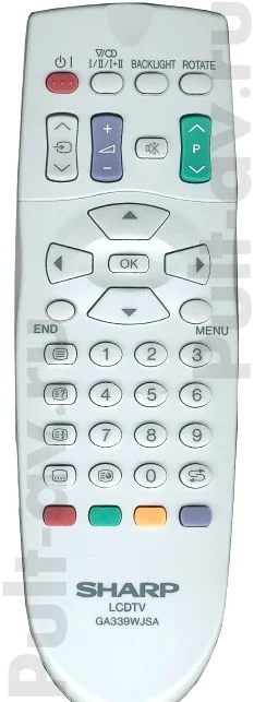Пульт SHARP GA339WJSA, для телевизор LCD SHARP LC-13SH1E