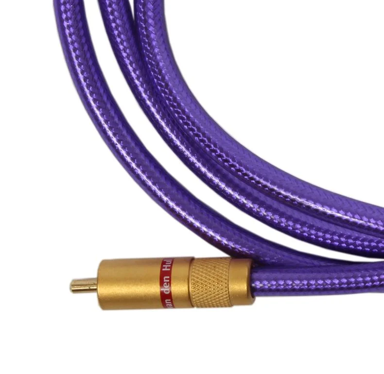 SilverRCA_hires_1 Кабель межблочный цифровой RCA Van den Hul The MC - Digi-coupler 75 Ohm. Длина 1,2 метра — изображение 1