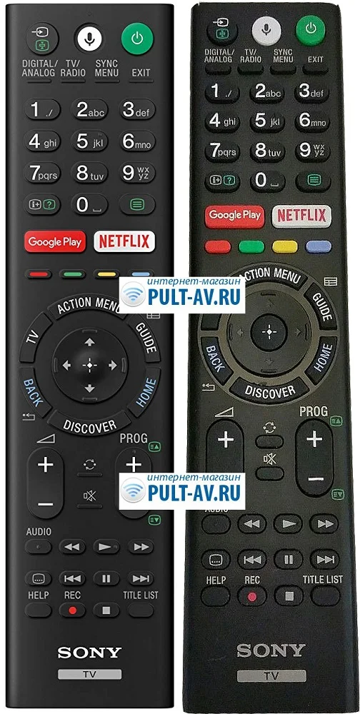 Пульт Sony RMF-TX200E (RMF-TX300E, RMF-TX310E) для телевизор Sony KD-55SD8505 голосовой