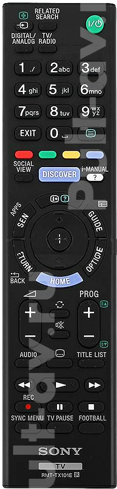 Пульт Sony RMT-TX101E (RMT-TX101D)