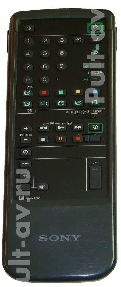 Пульт ДУ SONY RM-826 для телевизора SONY KV-M2150E