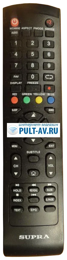 Supra STV-LC40ST900FL, YS52D пульт телевизор Supra STV-LC40ST900FL, STV-LC50ST900FL