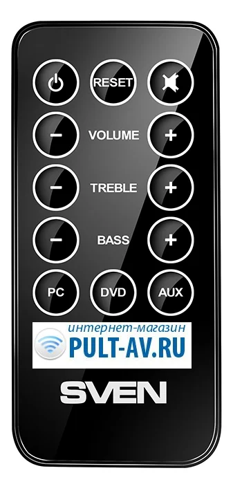 Пульт SVEN SPS-707, мультимедийная акустическая система 2.0 SVEN SPS-707