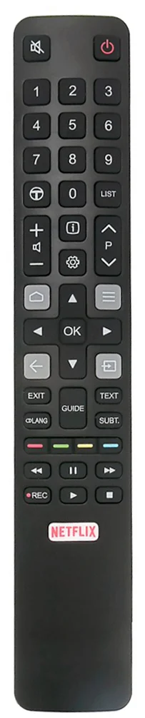Пульт TCL RC802N YAI2, 06-IRPT45-GRC802N (06-IRPT45-URC802N), для телевизор TCL L32S62FS