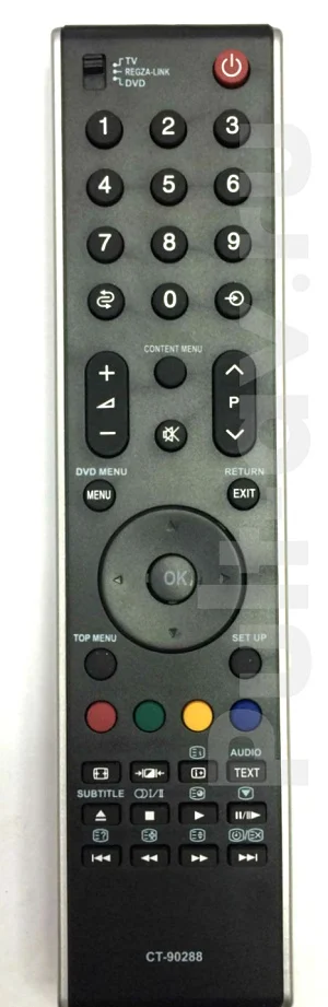 TOSHIBA CT-90287, CT-90288 пульт для телевизор TOSHIBA 37C3500PR