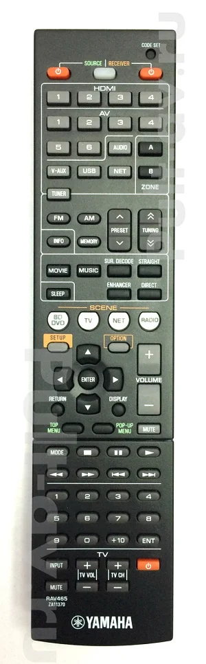 Оригинальный пульт YAMAHA RAV465, ZA113700