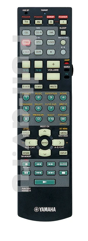 Оригинальный пульт YAMAHA RAV322 WG64630 US