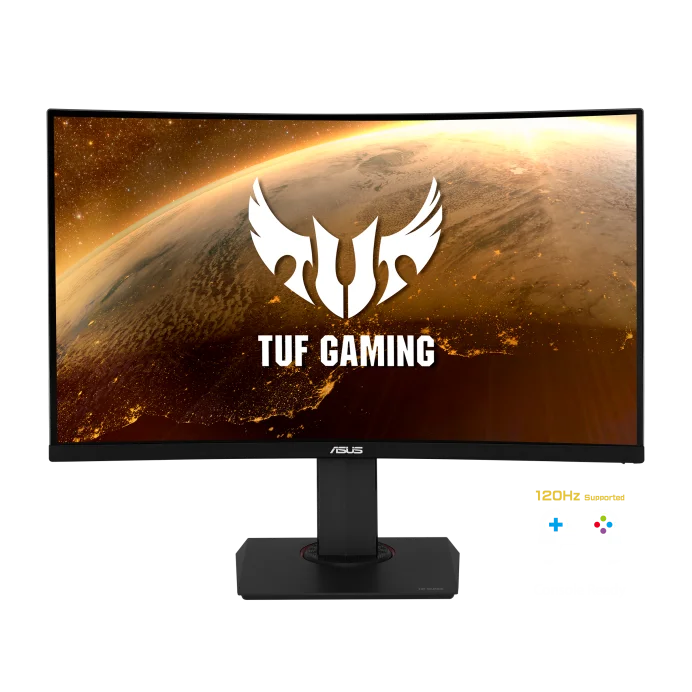 Монитор Asus 32" TUF Gaming VG32VQR 2560x1440 VA 165Гц 1ms Curved R1800 FreeSync Premium HDMI DisplayPort
