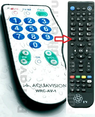 Пульт Aquavision WRC-AV-1, AVF 15 MK3