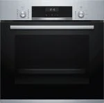 Электрический духовой шкаф Bosch HBJ517YS0R, серебристый