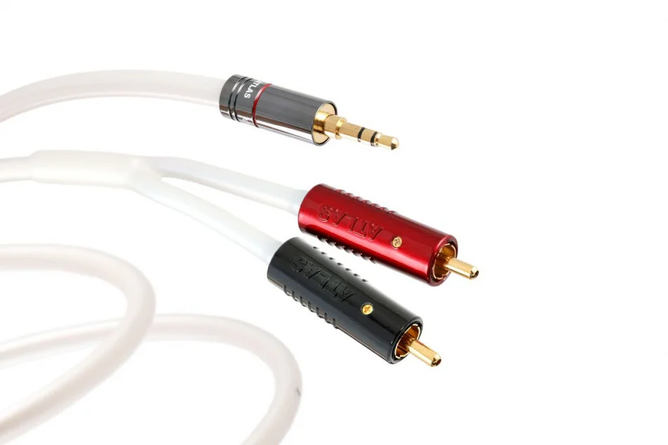 element-metik-achromatic-rca-9843p-2 Межкомпонентный кабель Atlas Element Metik 3.5 - Achromatic RCA 1:2 - 1.00m — изображение 1