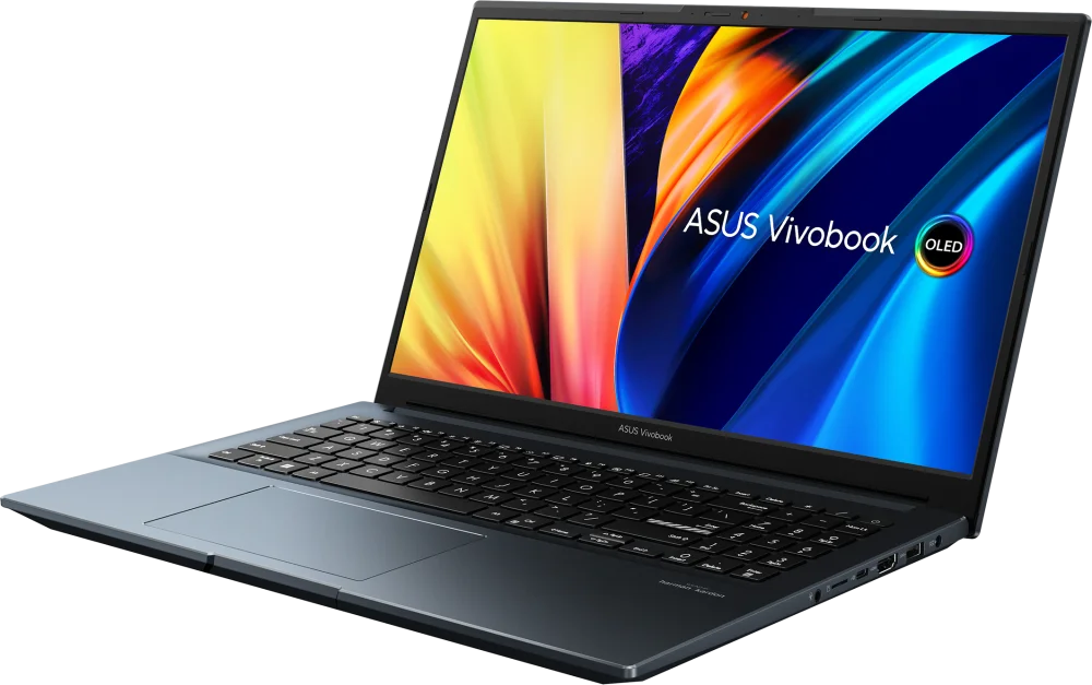 Ноутбук ASUS Vivobook Pro 15 M6500QC-L1123 1920x1080, AMD Ryzen 7 5800H 3.2 ГГц, RAM 16 ГБ, DDR4, SSD 1 ТБ, NVIDIA GeForce RTX 3050, DOS, 90NB0YN1-M007F0, синий
