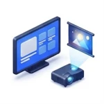Телевизоры, проекторы, экраны