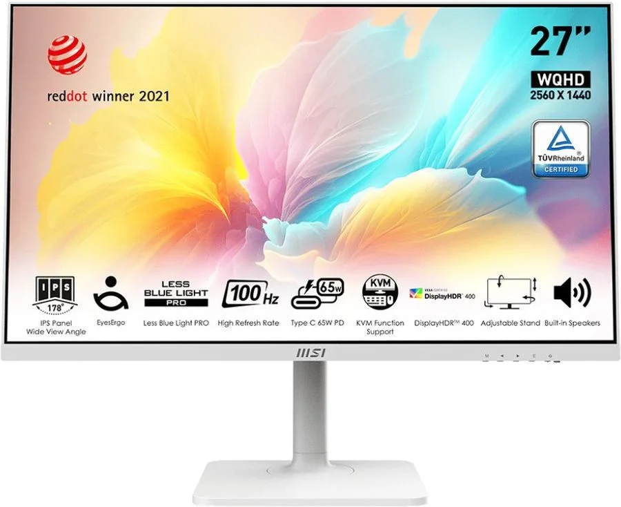 Монитор 27" MSI Modern MD272QXPW белый