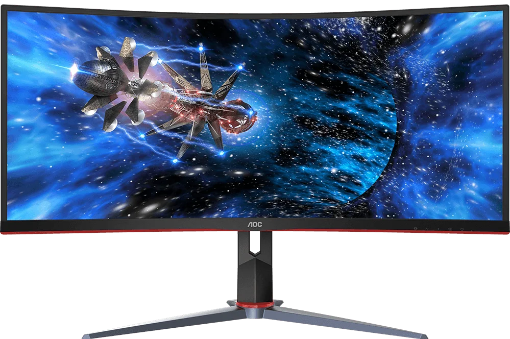 Монитор AOC 34" CU34G2X/BK VA UltraWide чёрный