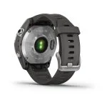 Умные часы Garmin Fenix 7s 42 мм, серебристый с графитовым силиконовым ремешком — изображение 9