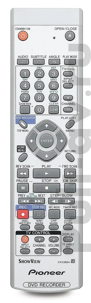 Пульт Pioneer VXX2884, для DVD-рекордер Pioneer DVR-3100-S