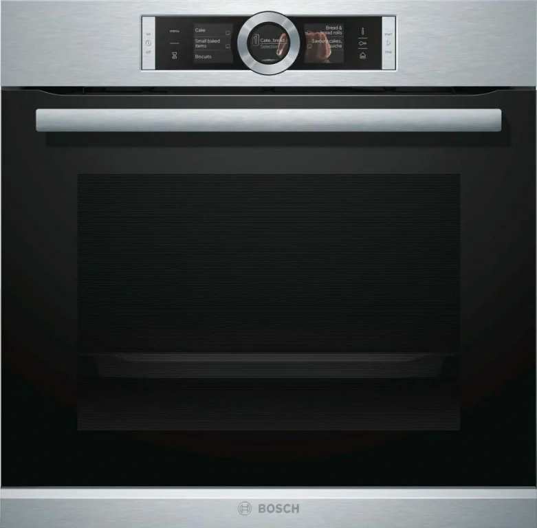 Электрический духовой шкаф Bosch HRG656XS2, серебристый