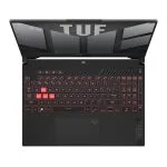 Ноутбук ASUS TUF Gaming F15 2023 FX507ZI4-LP030, 15.6" (1920x1080) IPS 144 Гц/Intel Core i7-12700H/16 ГБ DDR4/512 ГБ SSD/NVIDIA GeForce RTX 4070 для ноутбуков (8 Гб)/Без системы, Серый (90NR0FV7-M001E0) — изображение 2