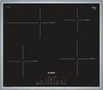 Индукционная варочная панель Bosch PIF645FB1E, цвет панели черный, цвет рамки серебристый